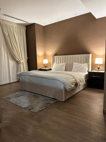 full luxury one bed apartment with maid room penta square - image 2